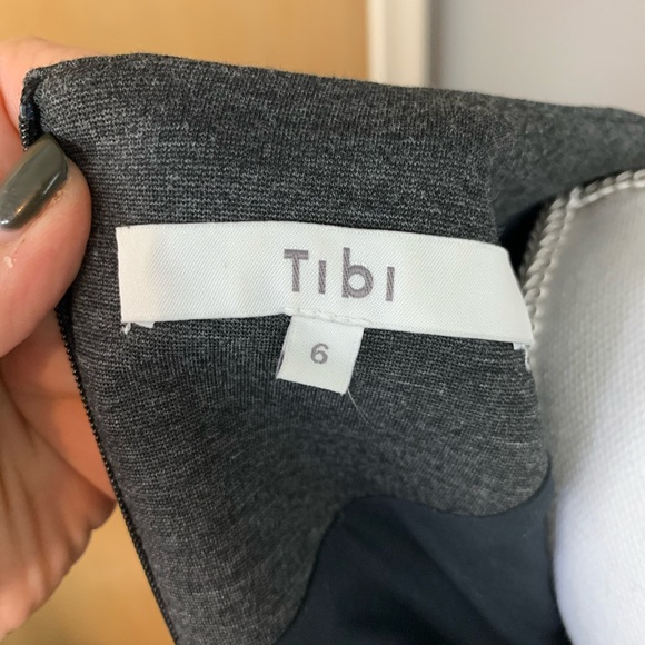 Tibi Bond Stretch Knit Puff Sleeve Dress - Picture 5 of 8